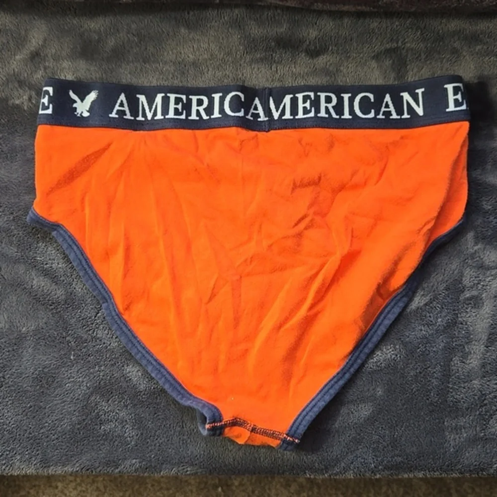 Vintage RARE American Eagle Briefs w/Fly - Orange
